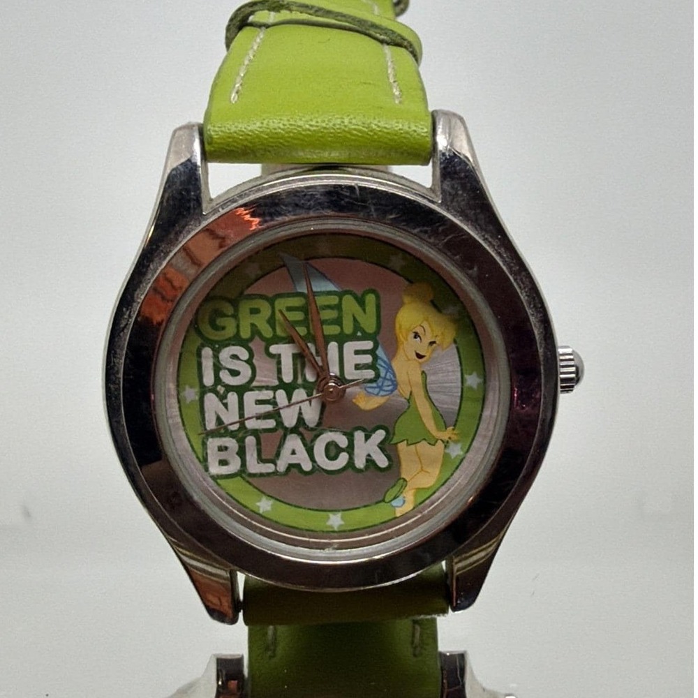 Tinkerbell‎ Disney Watch Green Band Green Is The New Black Needs Battery